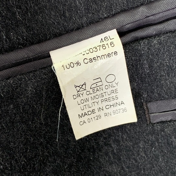 Neiman Marcus Cashmere Blazer Jacket Men 46L Gray Soft Sport Coat - Picture 7 of 15